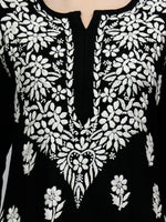 Load image into Gallery viewer, Seva Chikan Hand Embroidered Rayon Lucknowi Chikankari Kurta Set