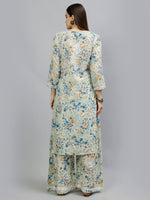 Load image into Gallery viewer, Seva Chikan Hand Embroidered Mal Mal Lucknowi Chikankari Kurta Set