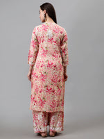 Load image into Gallery viewer, Seva Chikan Hand Embroidered Mal Mal Lucknowi Chikankari Kurta Set