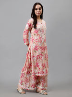 Load image into Gallery viewer, Seva Chikan Hand Embroidered Mal Mal Lucknowi Chikankari Kurta Set