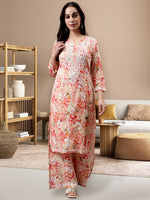 Load image into Gallery viewer, Seva Chikan Hand Embroidered Mal Mal Lucknowi Chikankari Kurta Set