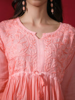 Load image into Gallery viewer, Seva Chikan Hand Embroidered Rayon Lucknowi Chikan Top