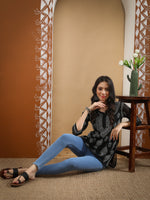 Load image into Gallery viewer, Seva Chikan Hand Embroidered Georgette Lucknowi Chikankari Top With Slip