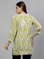 Load image into Gallery viewer, Seva Chikan Hand Embroidered Cotton Lucknowi Chikankari Top