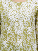 Load image into Gallery viewer, Seva Chikan Hand Embroidered Cotton Lucknowi Chikankari Top