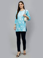 Load image into Gallery viewer, Seva Chikan Hand Embroidered Cotton Lucknowi Chikankari Top