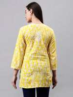 Load image into Gallery viewer, Seva Chikan Hand Embroidered Cotton Lucknowi Chikankari Top