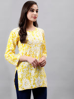 Load image into Gallery viewer, Seva Chikan Hand Embroidered Cotton Lucknowi Chikankari Top