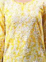 Load image into Gallery viewer, Seva Chikan Hand Embroidered Cotton Lucknowi Chikankari Top