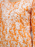 Load image into Gallery viewer, Seva Chikan Hand Embroidered Cotton Lucknowi Chikankari Top