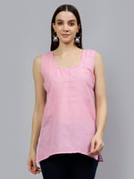 Load image into Gallery viewer, Seva Chikan Hand Embroidered Georgette Lucknowi Chikankari Top With Slip