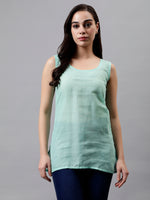 Load image into Gallery viewer, Seva Chikan Hand Embroidered Georgette Lucknowi Chikankari Top With Slip