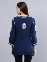 Load image into Gallery viewer, Seva Chikan Hand Embroidered Modal Lucknowi Chikankari Top