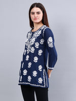 Load image into Gallery viewer, Seva Chikan Hand Embroidered Modal Lucknowi Chikankari Top