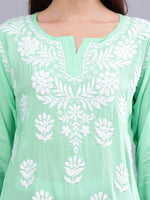 Load image into Gallery viewer, Seva Chikan Hand Embroidered Modal Lucknowi Chikankari Top
