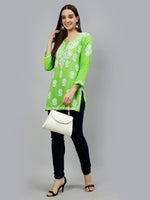 Load image into Gallery viewer, Seva Chikan Hand Embroidered Modal Lucknowi Chikankari Top
