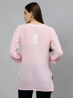 Load image into Gallery viewer, Seva Chikan Hand Embroidered Modal Lucknowi Chikankari Top