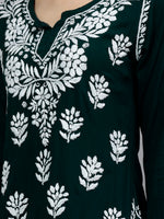 Load image into Gallery viewer, Seva Chikan Hand Embroidered Modal Lucknowi Chikankari Top
