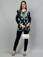 Load image into Gallery viewer, Seva Chikan Hand Embroidered Modal Lucknowi Chikankari Top