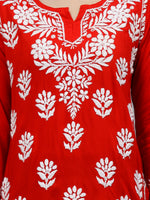 Load image into Gallery viewer, Seva Chikan Hand Embroidered Modal Lucknowi Chikankari Top