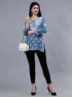 Load image into Gallery viewer, Seva Chikan Hand Embroidered Rayon Lucknowi Chikankari Top