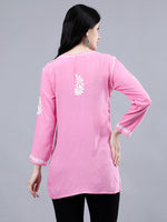 Load image into Gallery viewer, Seva Chikan Hand Embroidered Rayon Lucknowi Chikankari Top