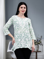 Load image into Gallery viewer, Seva Chikan Hand Embroidered Mal Mal Lucknowi Chikankari Top