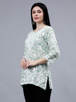 Load image into Gallery viewer, Seva Chikan Hand Embroidered Mal Mal Lucknowi Chikankari Top