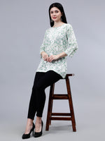 Load image into Gallery viewer, Seva Chikan Hand Embroidered Mal Mal Lucknowi Chikankari Top