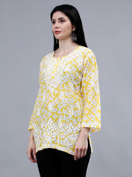 Load image into Gallery viewer, Seva Chikan Hand Embroidered Mal Mal Lucknowi Chikankari Top
