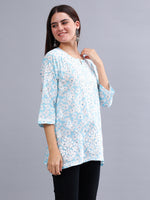 Load image into Gallery viewer, Seva Chikan Hand Embroidered Mal Mal Lucknowi Chikankari Top