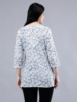 Load image into Gallery viewer, Seva Chikan Hand Embroidered Mal Mal Lucknowi Chikankari Top