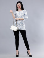 Load image into Gallery viewer, Seva Chikan Hand Embroidered Mal Mal Lucknowi Chikankari Top