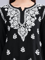 Load image into Gallery viewer, Seva Chikan Hand Embroidered Rayon Lucknowi Chikankari Top