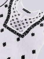 Load image into Gallery viewer, Seva Chikan Hand Embroidered Cotton Lucknowi Chikankari Top