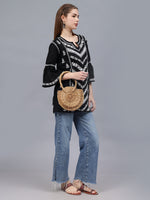 Load image into Gallery viewer, Seva Chikan Hand Embroidered Cotton Lucknowi Chikan Top