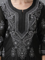 Load image into Gallery viewer, Seva Chikan Hand Embroidered Chanderi Chikankari Kurta