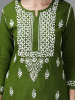 Load image into Gallery viewer, Seva Chikan Hand Embroidered Cotton Chikankari Kurta