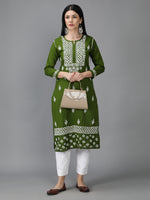 Load image into Gallery viewer, Seva Chikan Hand Embroidered Cotton Chikankari Kurta