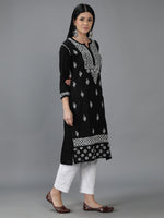 Load image into Gallery viewer, Seva Chikan Hand Embroidered Cotton Chikankari Kurta