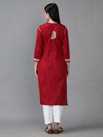 Load image into Gallery viewer, Seva Chikan Hand Embroidered Cotton Chikankari Kurta