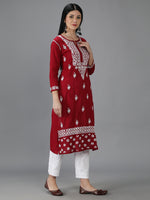 Load image into Gallery viewer, Seva Chikan Hand Embroidered Cotton Chikankari Kurta