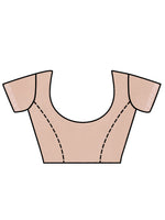 Load image into Gallery viewer, Seva Chikan Hand Embroidered Appricot Peach Georgette Lucknowi Chikankari Saree- SCL6070