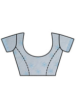 Load image into Gallery viewer, Seva Chikan Hand Embroidered Blue Kota Lucknowi Chikankari Saree- SCL6071