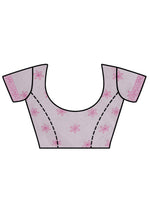 Load image into Gallery viewer, Seva Chikan Hand Embroidered Pink Kota Lucknowi Chikankari Saree- SCL6074