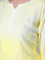 Load image into Gallery viewer, Seva Chikan Hand Embroidered Rayon Lucknowi Chikan Top