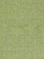 Load image into Gallery viewer, Seva Chikan Hand Embroidered Green Terivoil Cotton Lucknowi Chikankari Unstitched Suit Piece-SCL13019
