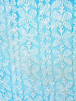 Load image into Gallery viewer, Seva Chikan Hand Embroidered Sky Blue Georgette  Lucknowi Chikankari Unstitched Suit Piece-SCL1662
