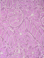Load image into Gallery viewer, Seva Chikan Hand Embroidered Purple Cotton Lucknowi Chikankari Unstitched Suit Piece-SCL1680
