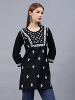 Load image into Gallery viewer, Seva Chikan Hand Embroidered Cotton Lucknowi Chikankari Top
